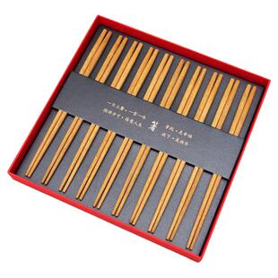 研町坤甸木筷子家用高档无漆无蜡原木高颜值一人一个专用家庭筷子