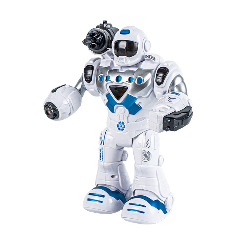 玩具男孩格斗对打会走路的电动机械战警动智能机器人儿童跳舞对战