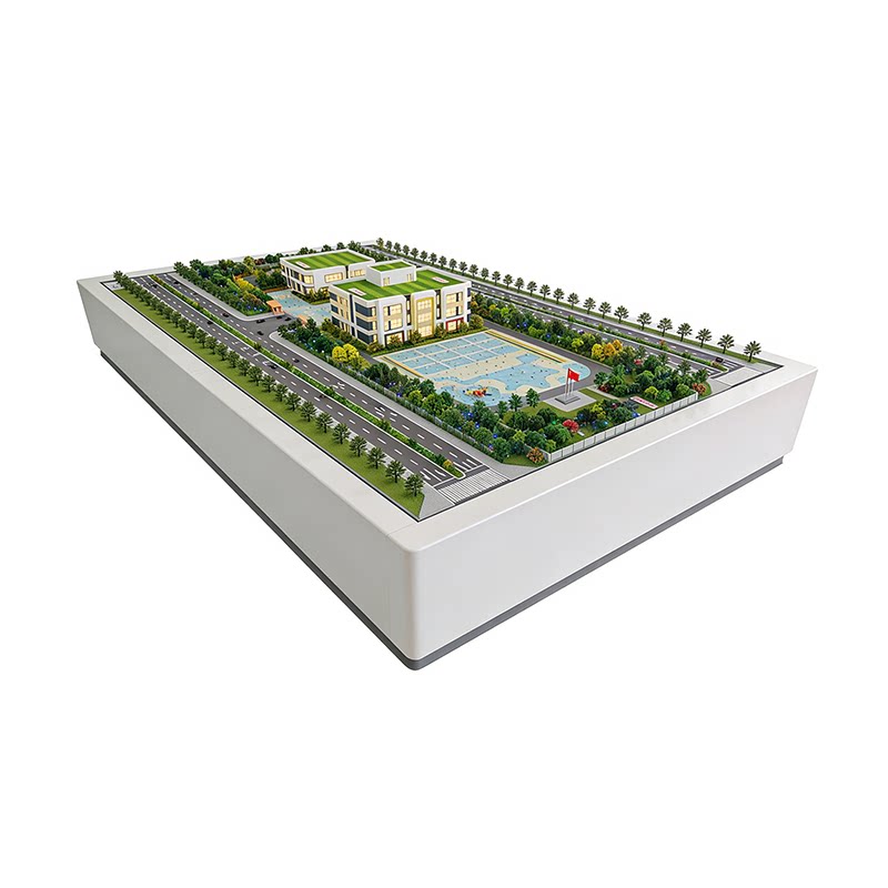 校区规划沙盘模型制作大学城沙盘模型定制学校操场沙盘模型定做