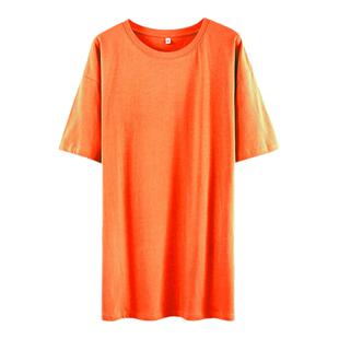 多巴胺糖果彩色t恤女闺蜜伴娘服姐妹装纯棉圆领短袖团体演出聚会