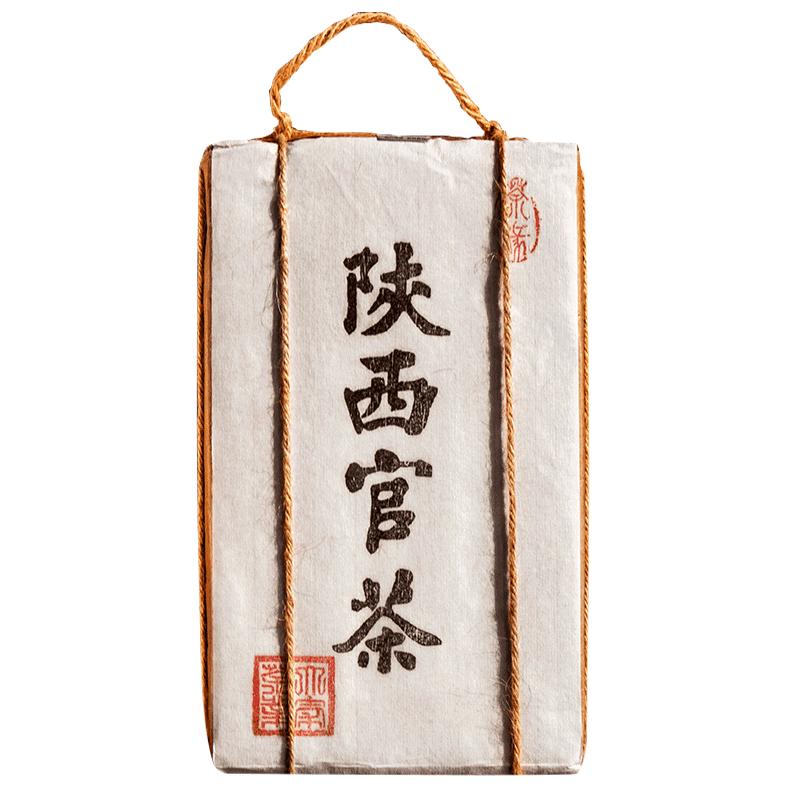 陕西官茶黑茶泾阳金花茯砖茶1kg