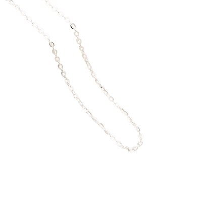 S925纯银项链女轻奢小众银素链