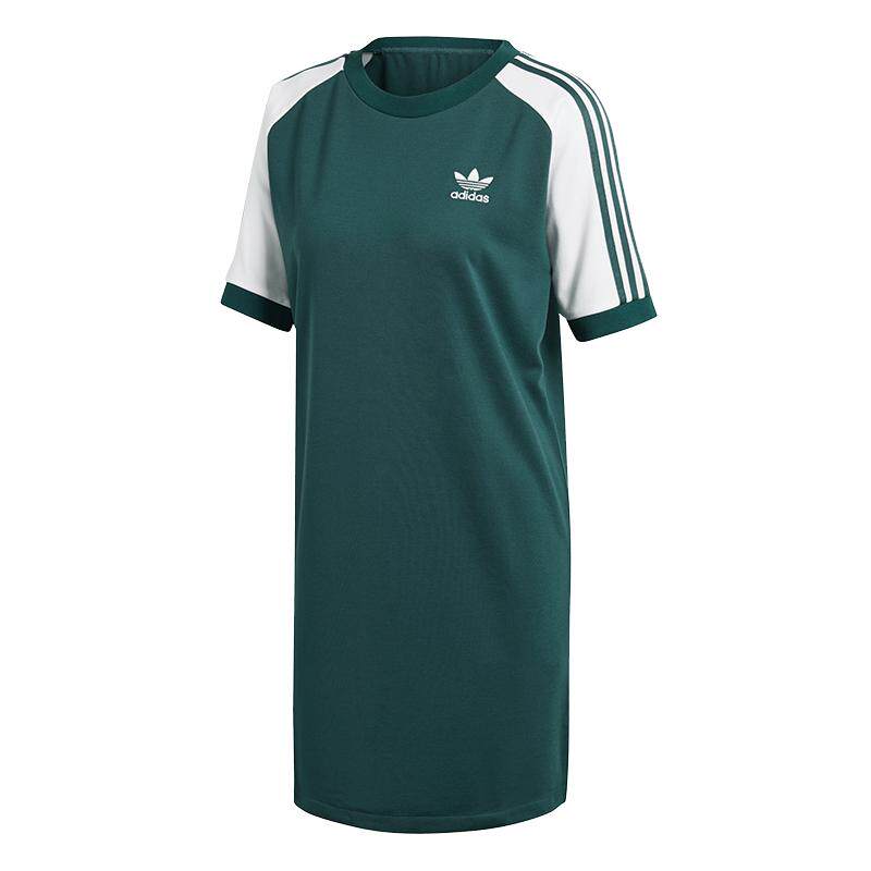 Adidas/阿迪达斯正品三叶草女子圆领舒适宽松短袖连衣裙 CE4963