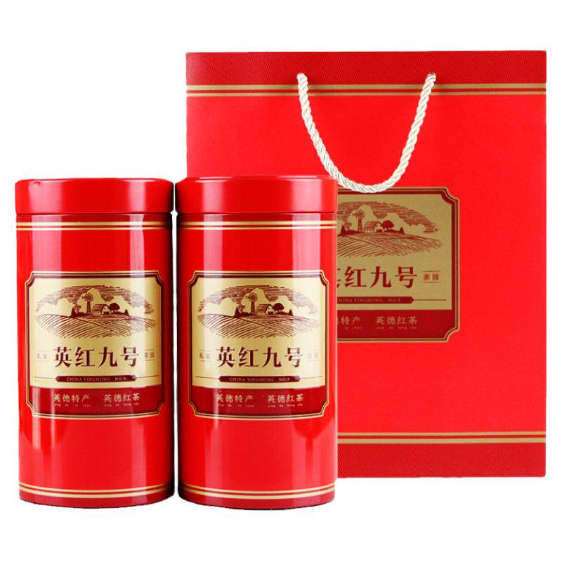 广东英德市特产功夫红茶英红9号明前浓香高山茶叶[随机免费送盒]