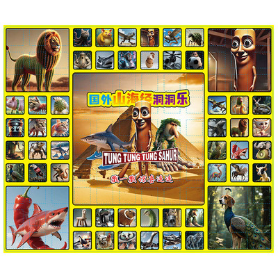 山海经洞洞乐全套玩具