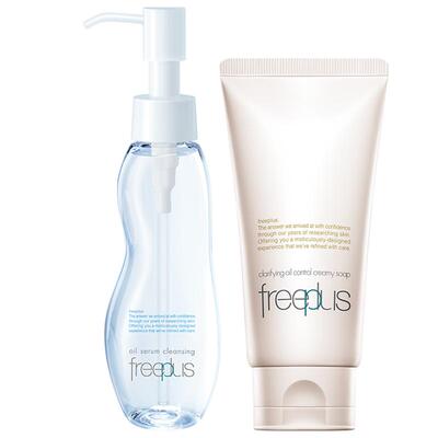 芙丽芳丝净澈控油洗面霜卸妆油套