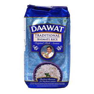 印度原装进口巴斯马蒂大米Basmati Rice手抓饭炒饭超长粒香米1KG