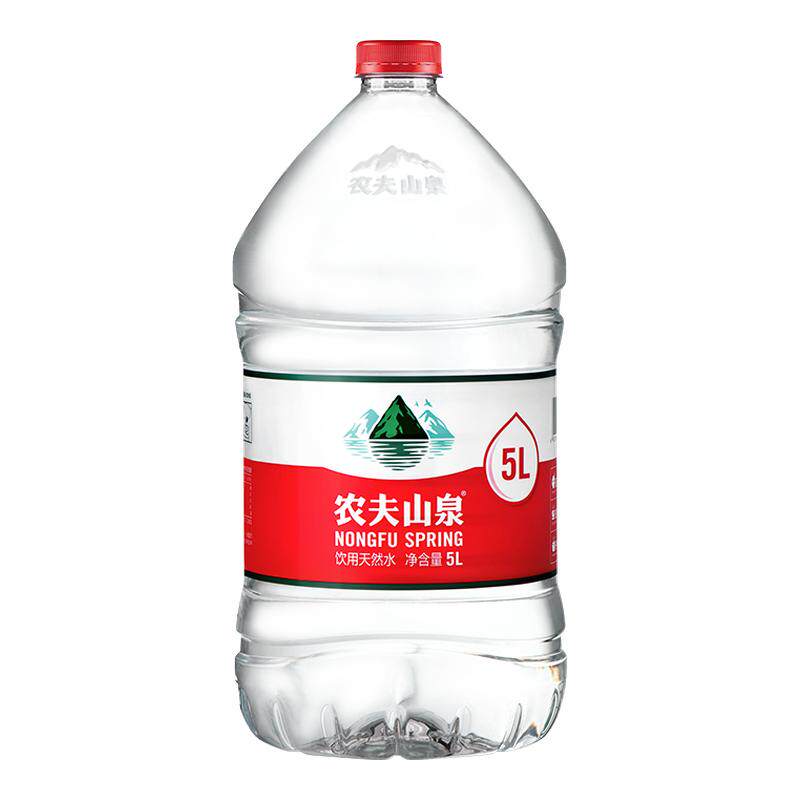 【百亿】农夫山泉饮用水天然水红盖水桶装水5L*4桶*4箱装 泉天实拍商品图