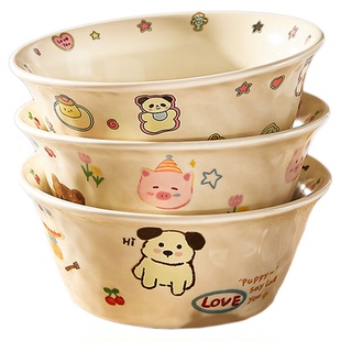 可爱陶瓷面碗家用2026新款吃面碗大号拉面碗汤面碗大碗螺蛳粉碗具