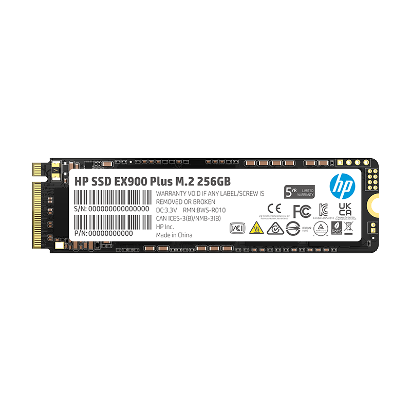 HP/惠普 EX900 250 500G 1t NVME固态硬盘2T SSD M2电脑硬盘