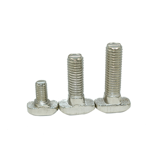 欧标铝型材T型螺丝t形锤头螺栓304不锈钢欧标20/30/40/45型M5M6M8