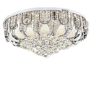 欧式圆形客厅灯现代简约水晶灯LED卧室灯吸顶灯餐厅灯具大气家用