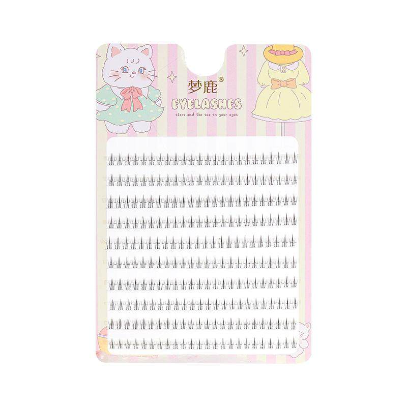梦鹿胶水款下睫毛小火苗假睫毛贴热卖2026新款自然免胶自粘眼睫毛