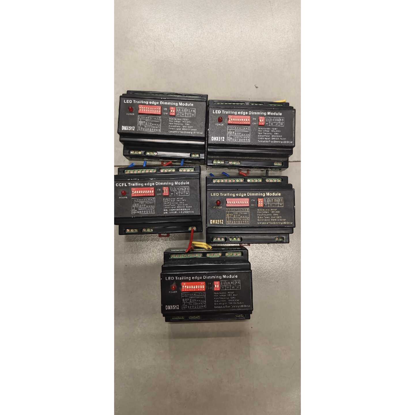 询价PE387 DMX512后沿切相调光模块，共5台
