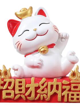 创意手机支架招财猫摆件学生宿舍桌面可爱装饰品懒人追剧神器礼物