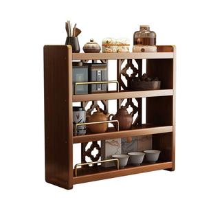 茶桌置物架新中式茶室桌面博古杯架小型台式茶叶展示架茶壶摆放架