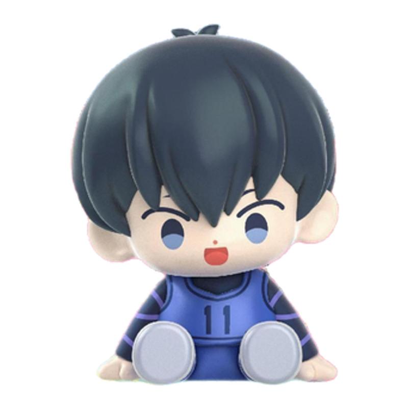 正版蓝色禁区坐坐系列盲盒手办