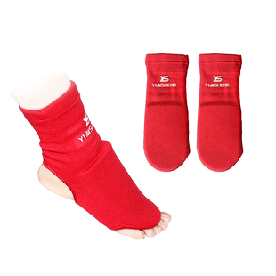 银盛护脚面散打护脚背儿童搏击泰拳拳击袜护踝训练装备护脚套护具