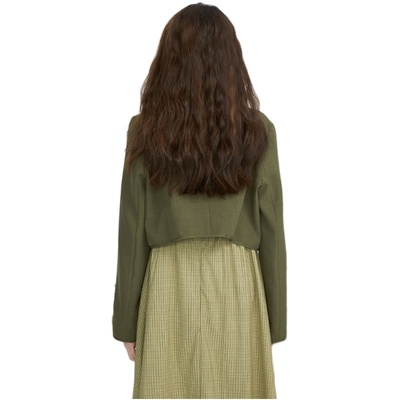 瑞尔复古短款短外套外搭上衣