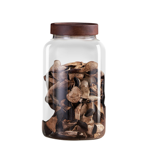 装陈皮储存罐专用高硼硅玻璃密封罐储物新会茶叶鱼胶药材防潮罐子