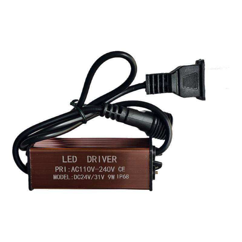 彩灯控制器防水装饰灯串插电变压器4.5V24V31V串灯带线插头转换器