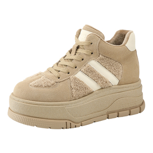 MILLIE'S/妙丽官方旗舰店复古运动厚底德训鞋2026秋冬舒适阿甘鞋