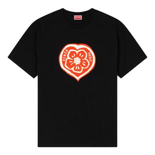 【天猫线上独家】KENZO 26春夏新品 女士海棠花宽松版型T恤衫