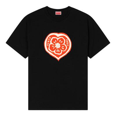 【季末特惠】KENZO 26春夏新品 女士海棠花宽松版型T恤衫