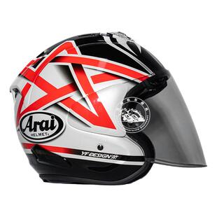 日本ARAI VZ-RAM 3/4半盔蓝刀金刀侍卫大眼摩托车男女头盔夏季