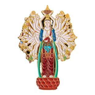 河北正定隆兴寺千手观音冰箱贴金属城市特色旅游纪念品博物院文创