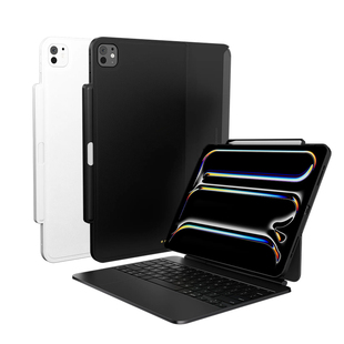 Mageasy适用2025款M5苹果iPad Pro11寸妙控键盘10.9伴侣12.9防弯13保护单后壳air7/6/5笔槽防摔套轻薄磁吸