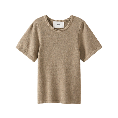 440ME女士弧形接缝针织上衣