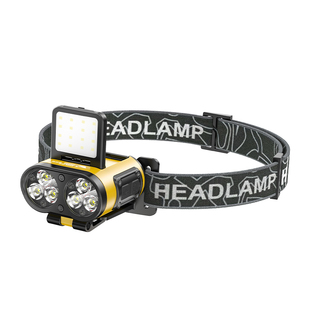 安全帽头灯感应超长续航帽夹灯工地专用户外超亮强光工作泛光头戴