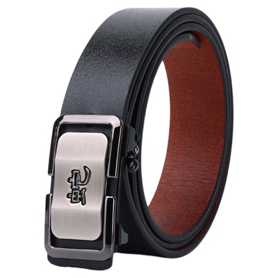 自动扣头层牛皮合金扣头十二生肖