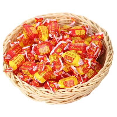 红双喜老式水果糖喜糖果味硬质