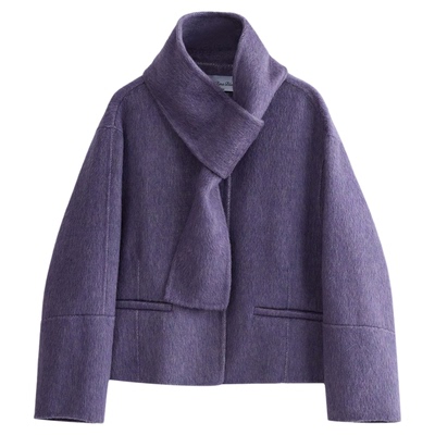 SeRinaBlue商场同款女羊毛大衣