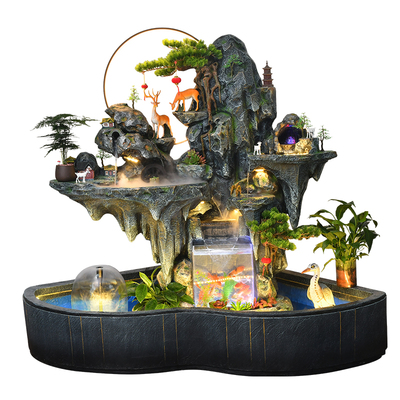 假山摆件户外室内循环流水景观