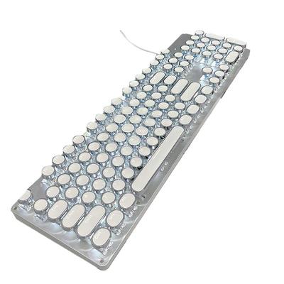 广行者有线机械键盘鼠标套装朋克青轴游戏电竞女生办公键鼠高颜值