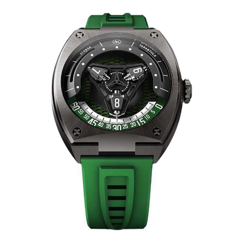 ATOWAK巍刻狼蛛立体星轮腕表全自动机械表经典酒桶型手表男士款AK