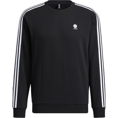 阿迪达斯NEO三条纹男子运动卫衣