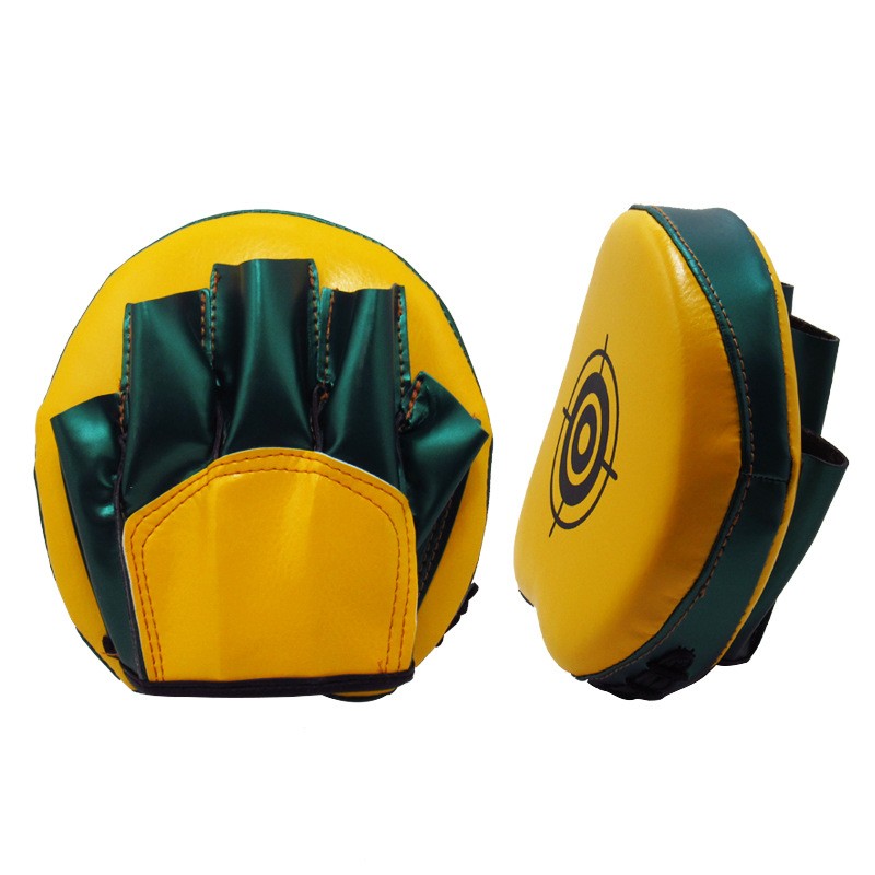 半指泰拳小手靶反应靶拳靶散打搏击跆拳道圆靶子儿童弧形靶脚靶