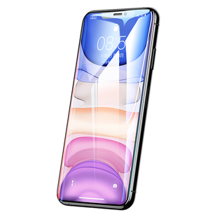 闪魔 适用iPhone11钢化膜X苹果11ProMax全屏XS手机iPhoneX全覆盖iPhoneXR全包11Pro防摔XMax贴膜MaxPro蓝光膜