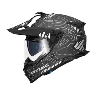 RYMIC睿觅X60碳纤维拉力摩托车头盔男女机车越野双镜四季全盔新3C