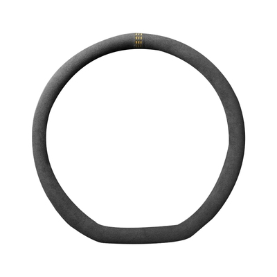 麂皮绒翻毛皮方向盘套保护套D型吸汗手把套四季通用新款防滑冬天