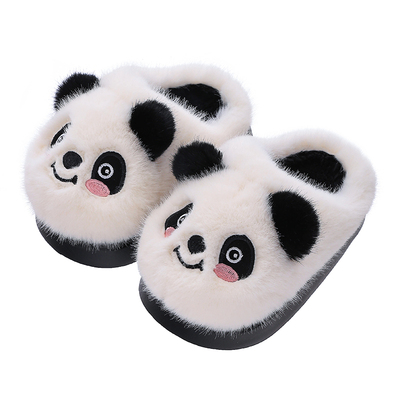 可爱萌儿童秋冬季保暖防滑棉拖鞋