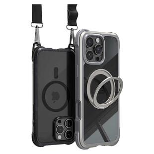 MagEasy适用2024款苹果16手机壳iphone16promax磁吸防摔360支架magsafe磁吸充电16plus挂绳全包壳Odyssey