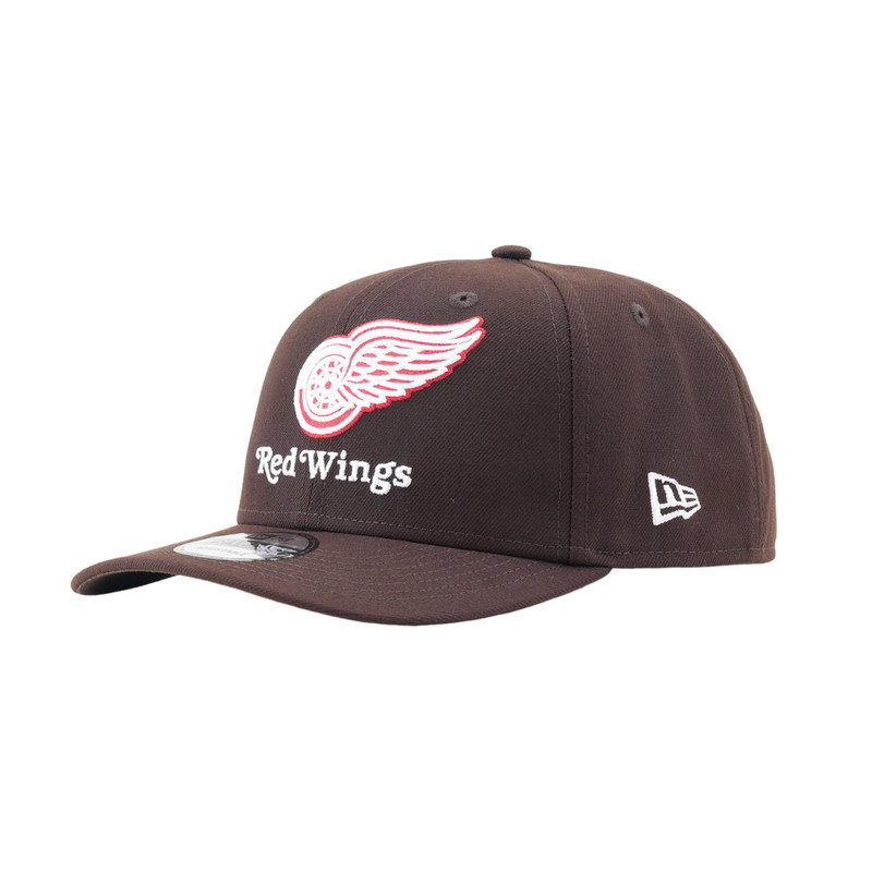 韩国代购NEWERA纽亦华NHL970微弯檐可调节大头围棒球帽底特律红翼