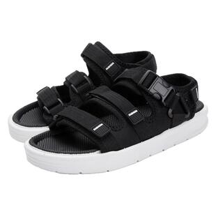 夏季新款凉鞋男学生韩版潮流沙滩鞋运动露趾凉拖鞋男外穿防滑