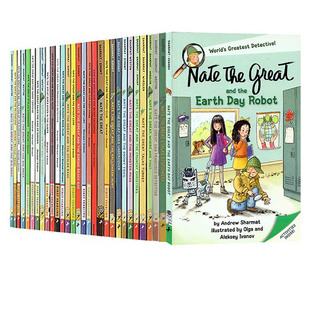 了不起的小侦探内特 英文原版 Nate The Great 汪培珽书单推荐 儿童桥梁章节小说书 大侦探内特 课外英语读物