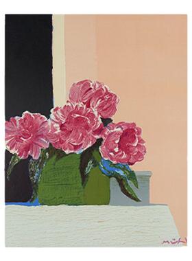 高级感纯手绘肌理感世界名画油画
